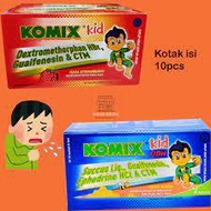 Komix Kids 1 Box - Children's Cough Medicine (10 Sachets)