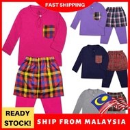 (6M-24M) Six11 Baby RANDOM DESIGN POCKET Baju Melayu With Sampin Set