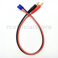 EC2/EC3/EC5 Male Connector to 4.0mm Banana Male Plug Lipo Battery Balance Charging Cable 30cm Silico