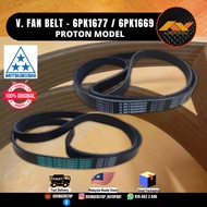 PROTON GEN2 PERSONA SAGA BLM FLX EXORA CFE BOLD PREVE ALTERNATOR V BELT FAN BELT  6PK1677 6PK1669 MITSUBOSHI ORIGINAL