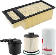 6.7L Engine Filter Kit, FL2124S Oil Filter FD4615 Fuel Filter FA1902 Air Filter, Compatible With 201