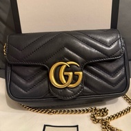 Gucci Super Mini Marmont Black