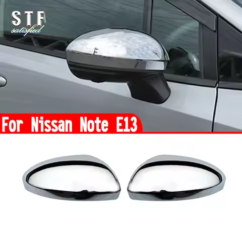 For Nissan Note E13 2020 2021 2022 Car Accessories Rearview Mirror Cover Trim Molding Decoration Sti