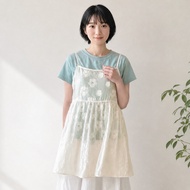 OB Strictly Selected Japanese Real Two-Piece Micro-Transparent Floral Vest Short-Sleeved Top < AB212