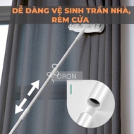Cây lăn bụi 24cm cán dài cây lăn bụi quần áo sàn nhà rèm cửa Oron