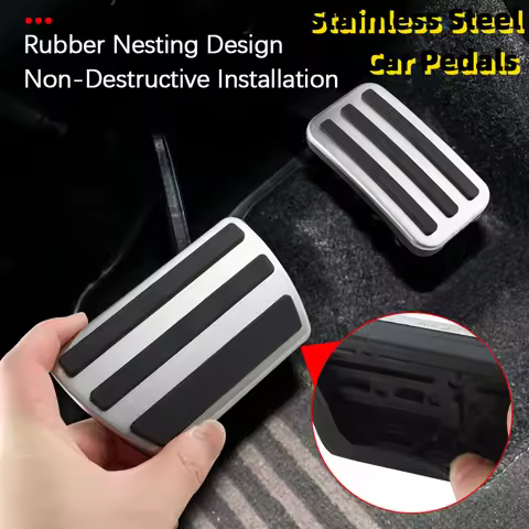 Stainless Steel Car Pedals for Honda Civic CRV Jade Accord Elysion Odyssey Accelerator Fuel Brake Pe