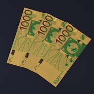Factory Direct Supply Euro 1,000 Gold Foil Coin Commemorative Coin Gold Foil Commemorative Coin PET 