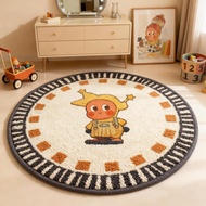Star Round Mat Bedroom Retro Floor Mat Bedroom Carpet