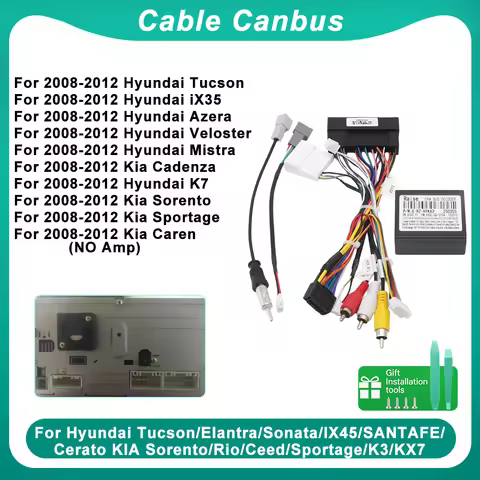 For Hyundai Tucson/Elantra/Sonata/IX45/SANTAFE/Cerato KIA Sorento/Rio/Ceed/Sportage/K3/KX7 Android R