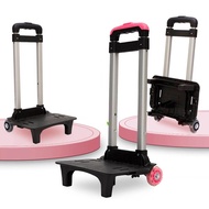 High Quality School Student Bag Trolley (Black: 6 Wheels or 2 Wheels)