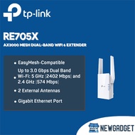 TP-LINK RE705X AX3000 MESH DUAL-BAND WIFI 6 EXTENDER