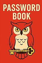 Passwort Book - Red Owl Edition: A - Z Organized Password Keeper with Login, Username and Notes - 11