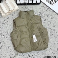 Áo phao gile da nữ Quảng Châu Cao Cấp mẫu mới đông 2024 đủ màu đen rêu trắng nâu Size từ 41-65kg