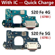 USB Charging Port Board Flex Cable Connector For Samsung S20 Fe 4G 5G G780 G780F G781 G781B Micropho