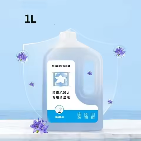1L Window Cleaning Liquid for Ecovacs W1PRO Replacement accessories Glass cleaner W920/W880 Cleaning