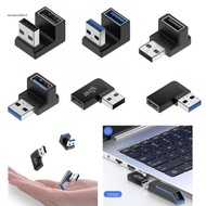 EC USB 3 0 Adapter 90 Degree Right Angle Male to Female Coupler Connector FOR PC