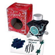 UK Diamine Fountain Pen Ink Bottle, Diamine Inkvent Red Edition Garland Shimmer & Sheen 50ml