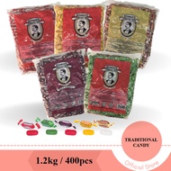 [WHOLESALE] HUDSON'S TRADITIONAL CANDY 400PCS (HONEY LEMON / WILD CHERRY / NUTMEG / CLASSIC /  LIME)