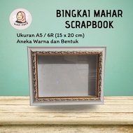 KAYU 3D Scrapbook Photo Frame A5/6R (15x20cm) - Wooden Frame - Wedding Decoration Photo Frame (LIGHT