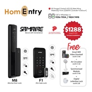 Samaire M8 + F1 Digital Lock for Wooden Door and Gate Bundle + Free Gifts worth $462