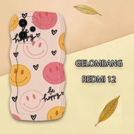 HP Xiaomi Redmi 12 Wave Softcase - Phone Case - Xiaomi Redmi 12 Wave - External.Acc - Smile Motif - 
