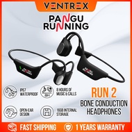 PANGU RUNNING RUN 2 Sport Bone Conduction Headphone Open-Ear Earphone Wireless Bluetooth Waterproof 
