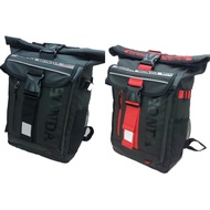 Beg belakang Honda Premium Motor Rider’s Waterproof Backpack Beg Lelaki Raincoat Cover LED LIGHT