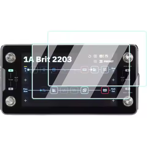 2Pcs Tempered Glass Screen Protector Film for Neural dsp Quad Cortex mini Protective Anti-Scrach Cov