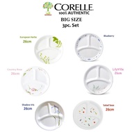 CORELLE Divided Plate 26cm 3 Piece Set Corelle Plate