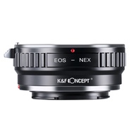 K&F EOS-E Lens adapter Canon EF Lenses to Sony E Lens Mount Adapter