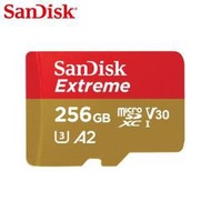 SanDisk 256G Extreme A2 microSDXC 190MB/s 記憶卡(SD-SQXAV-256G)