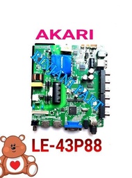 MAINBOARD REGULATOR MESIN TV LED AKARI LE-43P88 MB LE-43P88
