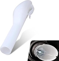 1 PC Ford Fuel Filler Funnel, 6.9" x 0.8" x 1.7" Plastic Waterproof Oil Resistant Fuel Tank Funnel T
