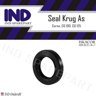 IND Spare Parts Seal/Sil Krug/Kruk/Krek/Kreg/Ker As Vespa Corsa/CG 100/CG100/CG 125/CG125 22x35x7