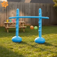 [utruiut0k] Inflatable Game Promotes Active Play Portable Backyard Game Blue 145x130cm