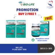 Bio-Life Pycno Sight 75mg 30's x 2 (FREE 30'S)