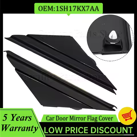For Fiat 500 2012 2013 2014 2015 2016 2017 Car Door Mirror Flag Cover Molding Trim Matte /Gloss 1SD0