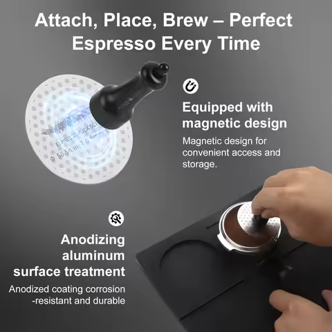 Mischief Coffee Tool Magic Tamper,puck screen N52 magnet tool