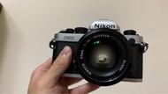 Nikon FM2+Nikon 50mm F1.4 定焦標準鏡頭/經典 底片單眼相機 交換禮物首選