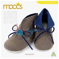 Freddie The Frog Hamachi Moccs Prewalker Baby Shoes Size 4 Color Gray Navy