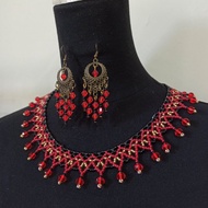 Tango Moden set handmade tango moden dan anting