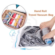Hand Roll Travel Compression Bags, Travel Essentials, Vacuum Storage Bags for Travel Accessorie, Hom