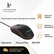 JP Taffware Mouse Optical Wired USB Ergonomic 800DPI - M20