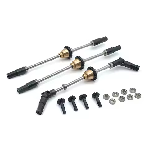 Metal Bridge Axle Differential for WPL B14 B24 B16 B36 C14 C24 C34 C44 Q65 1/16 RC Car Upgrade Parts