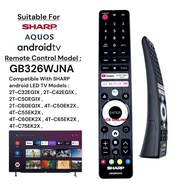 SHARP Android TV Remote Control GB326WJNA – Without Voice Function