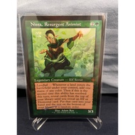 MTG March of The Machine: The Aftermath Variants Foil: Nissa Resurgent Animist (Retro Frame)