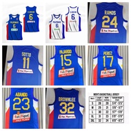 GILAS PILIPINAS  FULL embroidery JERSEY and submation shorts