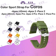 Coros Watch Strap Pace Apex Series Trendy Sport Silicone 20mm 22mm Replacement Strap Pace 2 3 Pro Pa