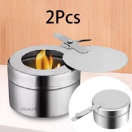 [Homyl1] 2-piece Buffet Warmer Fuel Holder, Can Fuel Boxes, Parties, Fuel Can Holder Set for Caterin
