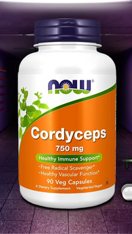 Organic Cordyceps 750 MG 90 Capsules by NOW FOODS